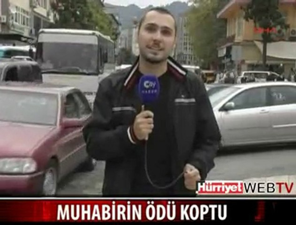 CANLI YAYINDA PERİŞAN OLDU