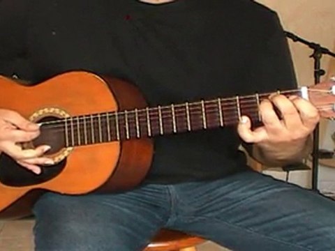 Une façon d'accompagner Non non non à la guitare