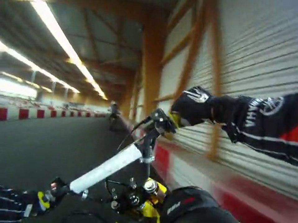 pite bike supermot YCF 140cm3 circuit kart Démouville