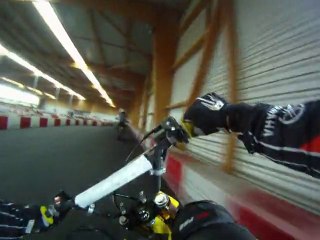 pite bike supermot YCF 140cm3 circuit kart Démouville