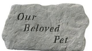 Beloved Pet Memorial Stone