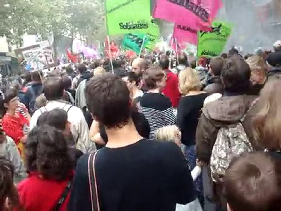 Manif contre la réforme des retraites du 2 octobre 2010