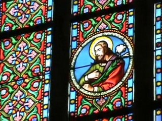 Vitraux de l'église Notre Dame de Mirebeau