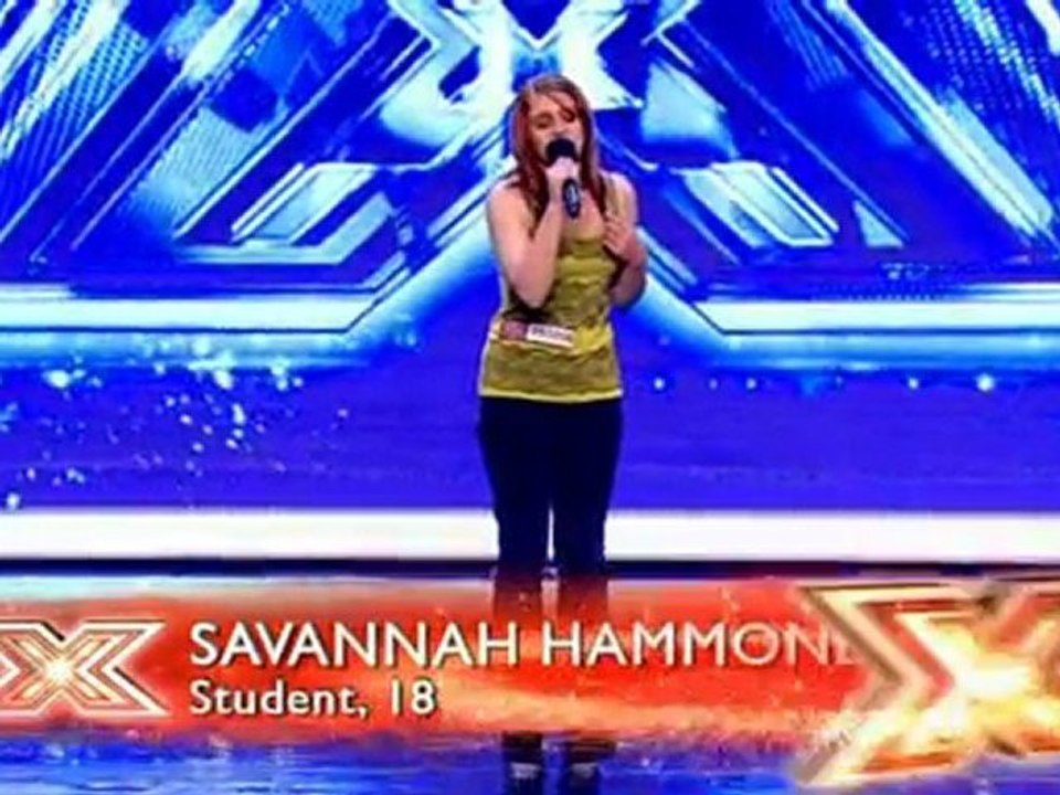 X-Factor 2010 Savannah Hammond audition