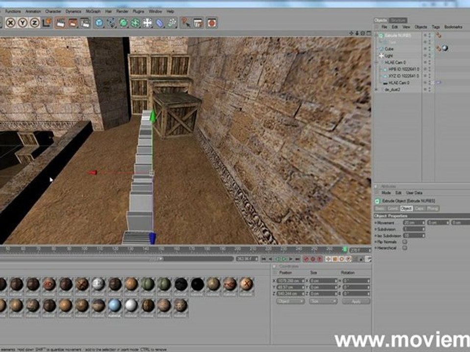 Tutoriel Moviemaking.fr : Creer un texte C4D