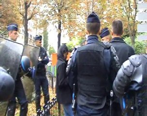 ARRESTATION DE MANIFESTANTS DEVANT L'AMBASSADE DE LA RDC