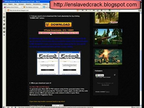 Free Enslaved Odyssey to the West Xbox 360, PS3