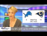 Lions vs Rams Free Online NFL Sportsbook Betting Odds