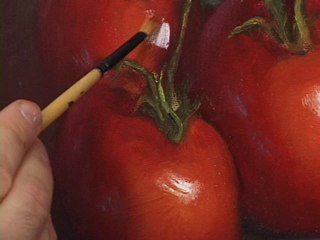 Realist Still life Painting of Fruit on DVD