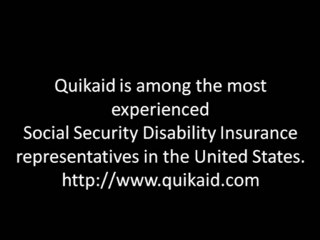 Quikaid.com Social Security Disability Insurance expert help