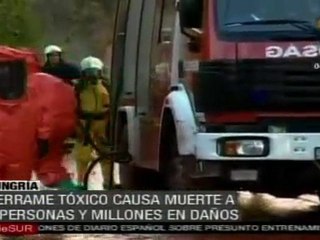 Hungria; derrame tóxico causa muerte a 2 personas y millones en daños