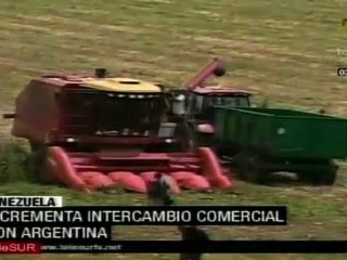 Incrementa intercambio comercial con Argentina