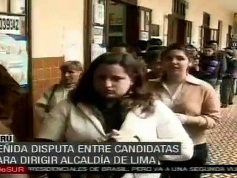 Reñida disputa entre candidatas para dirigir alcaldía de Lima