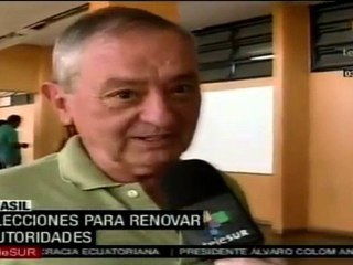 Lula votó en San Bernardo del Campo