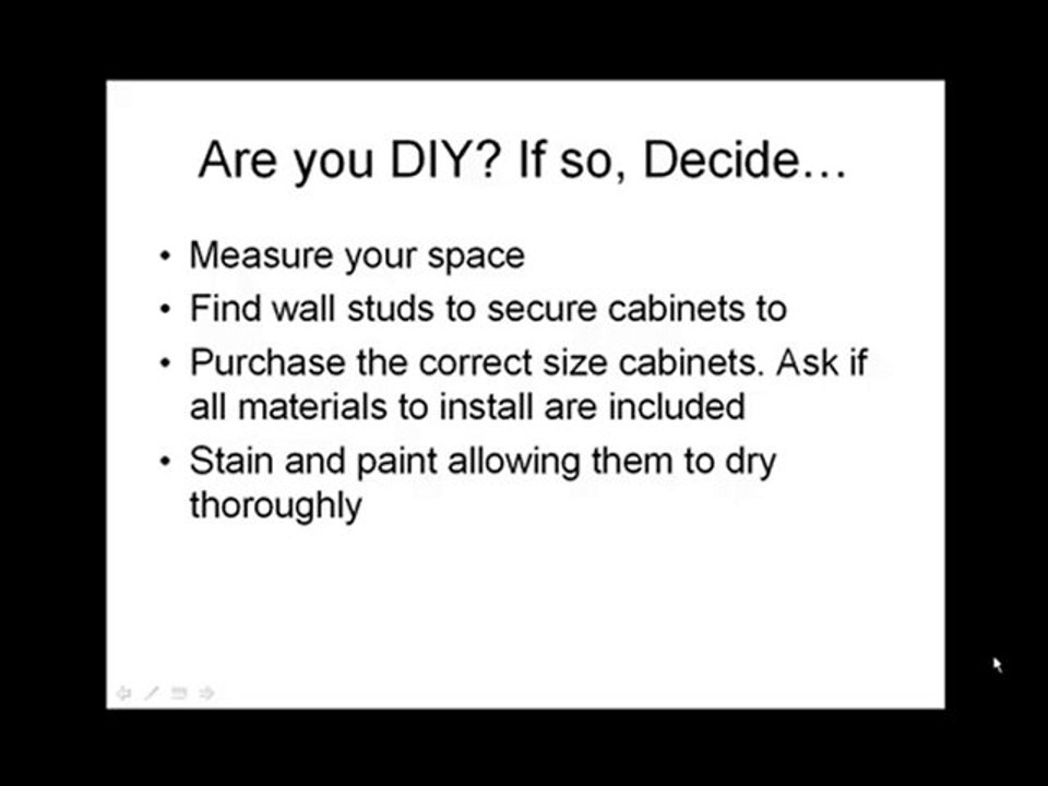 Bathroom Cabinets Austin - Install Yourself?