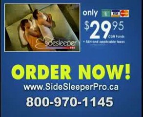 Side Sleeper Pro - www.SeenTVCanada.com