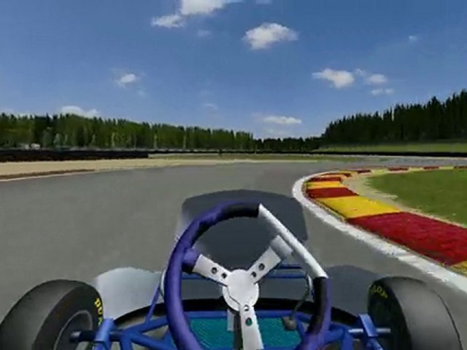 rFactor piste competition 2 temps vue pilote