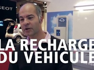 EDF au Mondial de L'Automobile - la recharge d'un véhicule