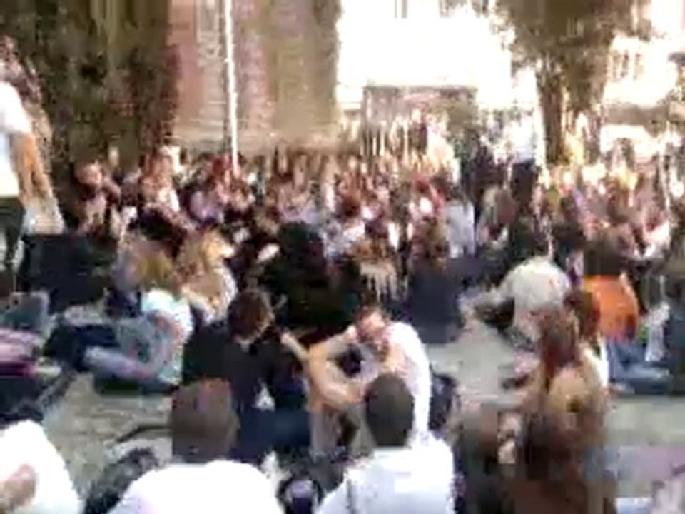 Lycéens qui manifeste