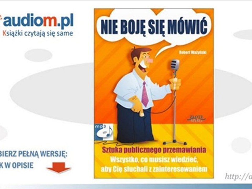 Nie boję się mówić! - Robert Ważyński - audiobook