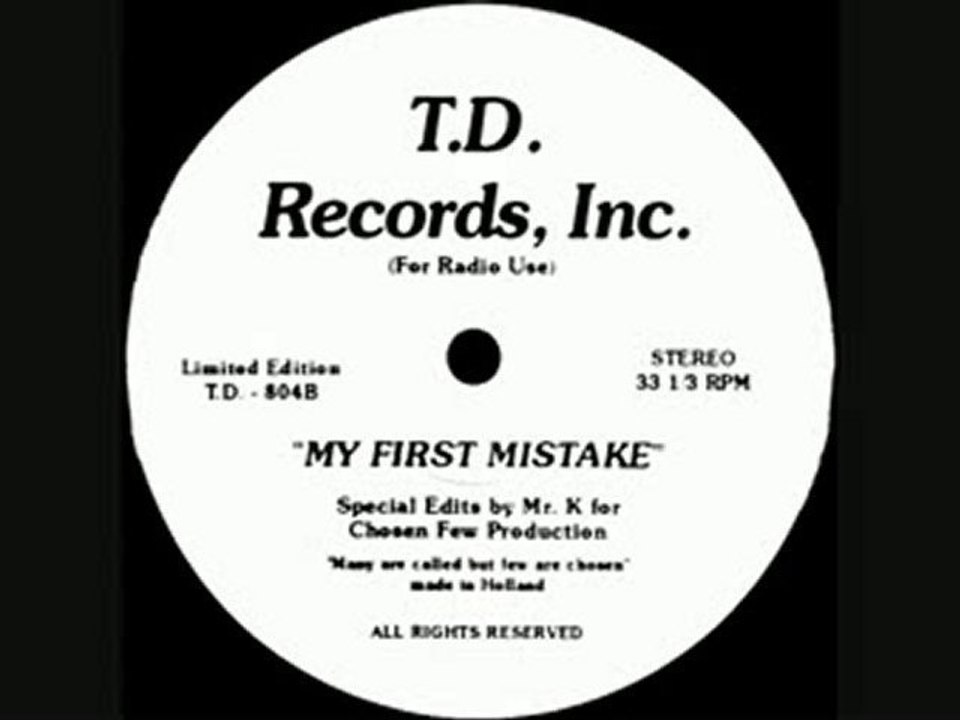 Disco mix -The Chi-Lites - My First Mistake