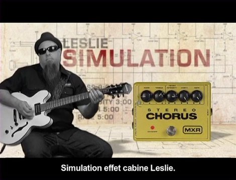 Pédale MXR Stereo Chorus (La Boite Noire)