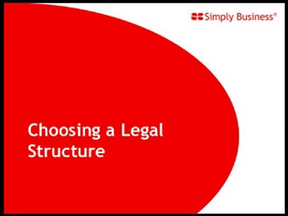 Coosing a legal structure