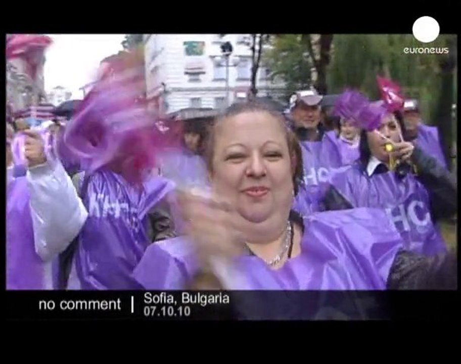 Protests in Bulgaria against pension reforms - no comment