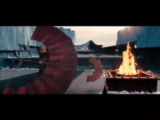 L'ultimo dominatore dell'aria in 3D Aang escapes to safety