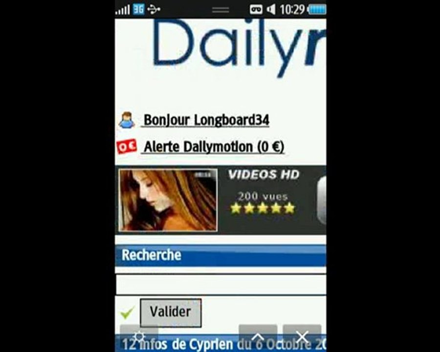 debugg Connexion SFR Samsung Wave