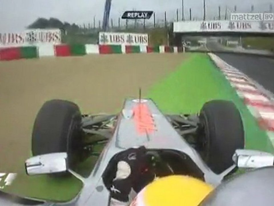F1 2010 Suzuka (Japon) / EL1 Hamilton Crash