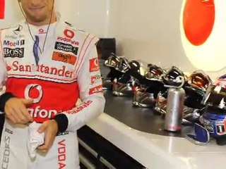 Jenson Button Inside Track Japanese Grand Prix
