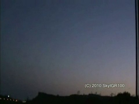 Huge Rod UFO over Western Peloponnese, Greece 24-Jul-2010