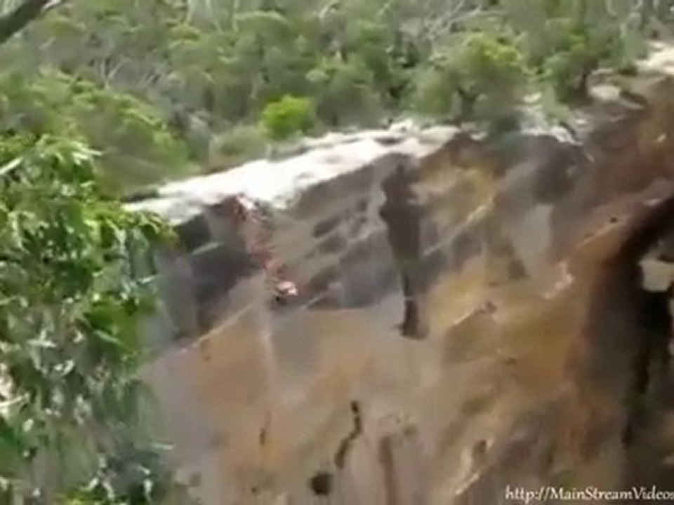 Epic Rope Swing Jump