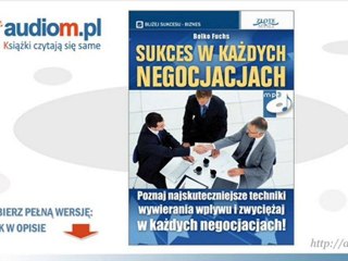 Sukces w każdych negocjacjach - Bolko Fuchs - audiobook