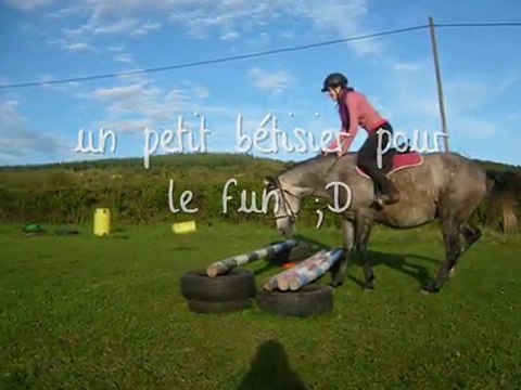 Saut chevaux avec Marie 02.10.10