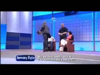 Jeremy Kyle Gets An Envelope Launched At His Head