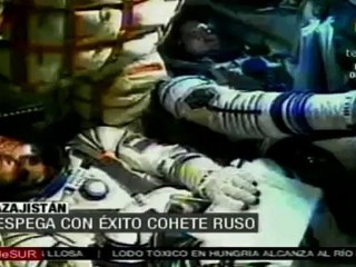 Despega cohete ruso hacia base orbital