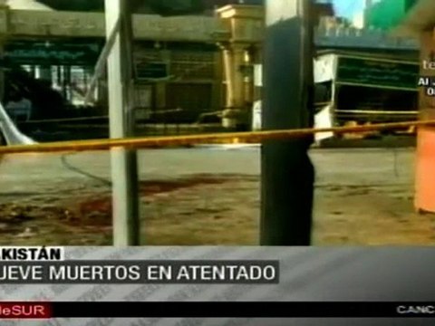 Al menos nueve muertos y 65 heridos en el doble atentado suicida de Pakistán