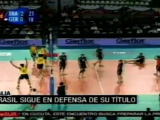 Brasil derrotó a Alemania en el mundial de voleibol
