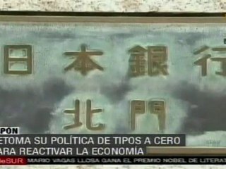 Japón retoma su política de tipos a cero para reactivar la economía