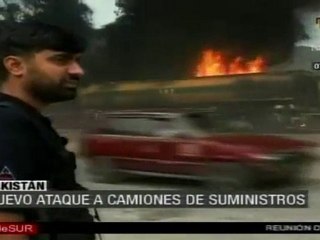 Nuevo ataque a caminos de suministros
