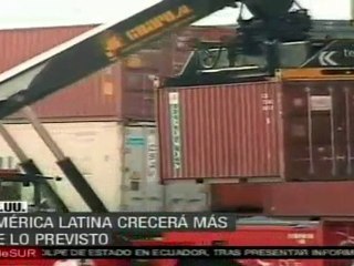 América latina crecerá más de lo previsto