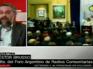 Vigente ley de servicios de comunicación en Argentina