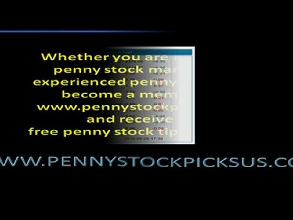 Penny Stock Picks | Best Stock Picks | Free Penny Stock Pick