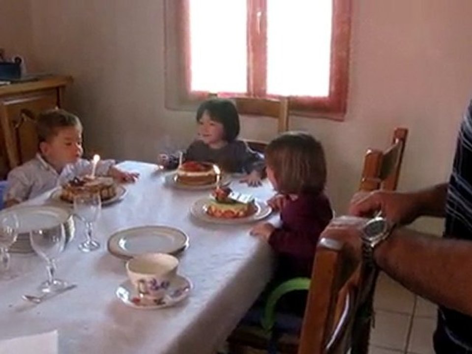 Anniversaire Trio 3 ans