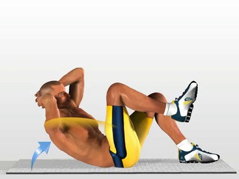 Ejercicios como hacer abdominales en casa