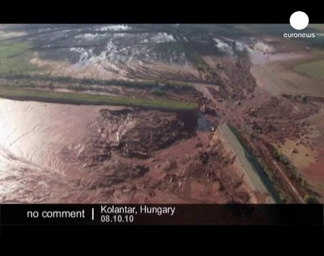 Hungary, Clean-up efforts in sludge-hit village - no comment