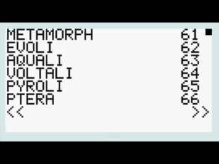 Pokedex - Pokemon NEC