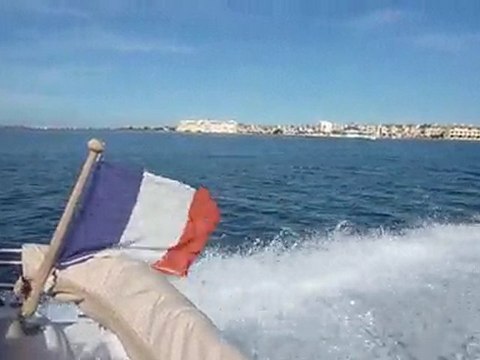 Au Barcarès, le bateau file